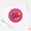 Moms_Are_The_Real_Superheroes_Classic_Round_Sticker_3 Moms Are The Real Superheroes Classic Round Sticker