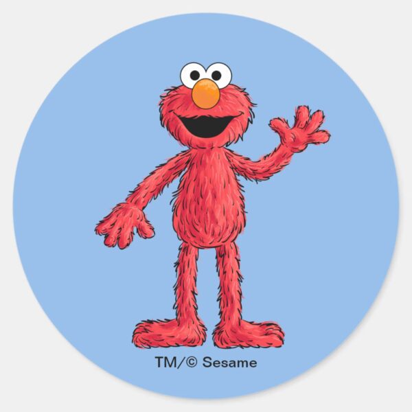 Monster At The End Of This Story Cutie Elmo Classic Round Sticker