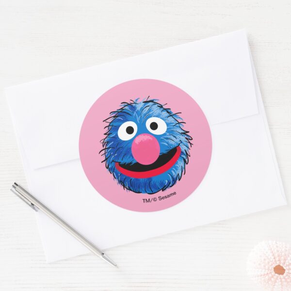 Monster_at_the_End_of_this_Story___Grover_Classic_Round_Sticker_3 Monster At The End Of This Story Grover Classic Round Sticker