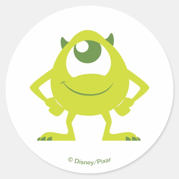 Monster_on_the_Loose_Classic_Round_Sticker_1 Monster On The Loose Classic Round Sticker