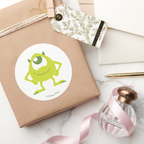 Monster_on_the_Loose_Classic_Round_Sticker_5 Monster On The Loose Classic Round Sticker