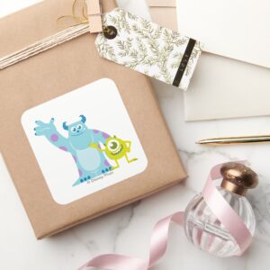 Monsters Inc. Baby Shower Square Sticker