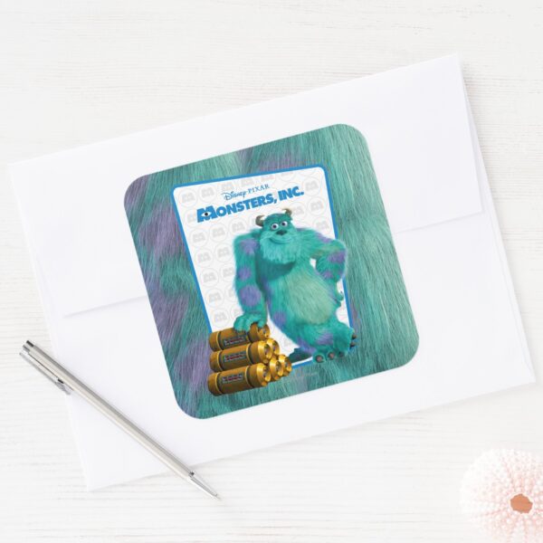 Monsters,_Inc._Sulley_Square_Sticker_3 Monsters Inc. Sulley Square Sticker