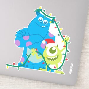 Monsters_Inc.___Christmas_-_Sulley_&_Mike_Sticker_1 Monsters Inc. Christmas Sulley Mike Sticker