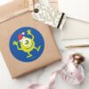 Monsters_Inc.___Mike_Santa_Claus_Dance_Classic_Round_Sticker_5 Monsters Inc. Mike Santa Claus Dance Classic Round Sticker