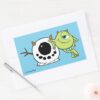 Monsters_Inc.___Mike_&_Snowman_Rectangular_Sticker_3 Monsters Inc. Mike Snowman Rectangular Sticker
