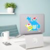 Monsters_Inc.___Mike_&_Sulley_Santa_Claus_Wave_Sticker_3 Monsters Inc. Mike Sulley Santa Claus Wave Sticker