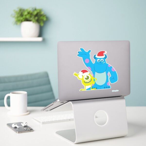 Monsters_Inc.___Mike_&_Sulley_Santa_Claus_Wave_Sticker_3 Monsters Inc. Mike Sulley Santa Claus Wave Sticker