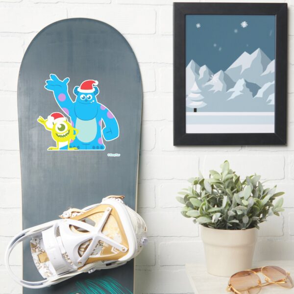 Monsters_Inc.___Mike_&_Sulley_Santa_Claus_Wave_Sticker_7 Monsters Inc. Mike Sulley Santa Claus Wave Sticker