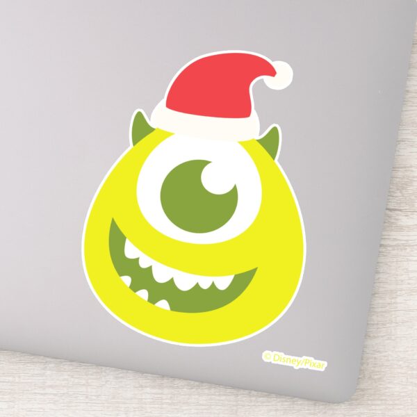 Monsters_Inc.___Mike_in_Santa_Hat_Sticker_1 Monsters Inc. Mike In Santa Hat Sticker