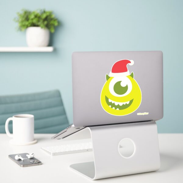 Monsters_Inc.___Mike_in_Santa_Hat_Sticker_3 Monsters Inc. Mike In Santa Hat Sticker