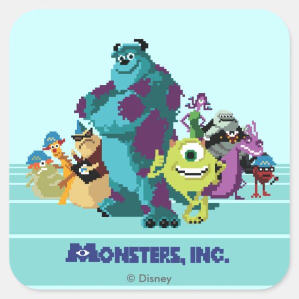 Monsters_Inc_8Bit_Mike,_Sully,_and_the_Gang_Square_Sticker_1 Monsters Inc 8Bit Mike Sully And The Gang Square Sticker