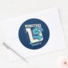 Monsters_U_-_Established_1313_Classic_Round_Sticker_3 Monsters U Established 1313 Classic Round Sticker