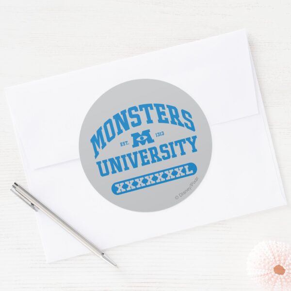 Monsters_University_-_Est._1313_Classic_Round_Sticker_3 Monsters University Est. 1313 Classic Round Sticker