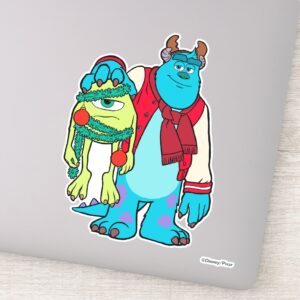 Monsters University Mike Sulley Holiday Cheer Sticker