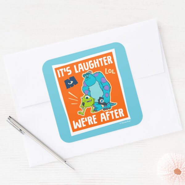 Monsters_at_Work___It's_Laughter_We're_After_Square_Sticker_3 Monsters At Work Its Laughter Were After Square Sticker