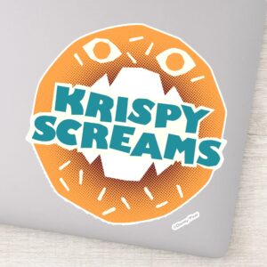 Monsters At Work Krispy Screams Sticker
