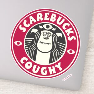 Monsters At Work Scarebucks Coughy Sticker