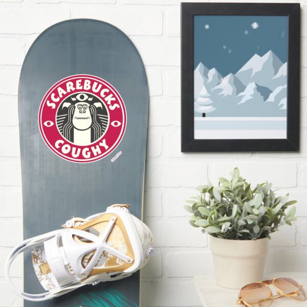 Monsters At Work Scarebucks Coughy Sticker