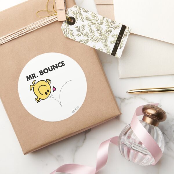 Mr. Bounce Classic Pose Classic Round Sticker