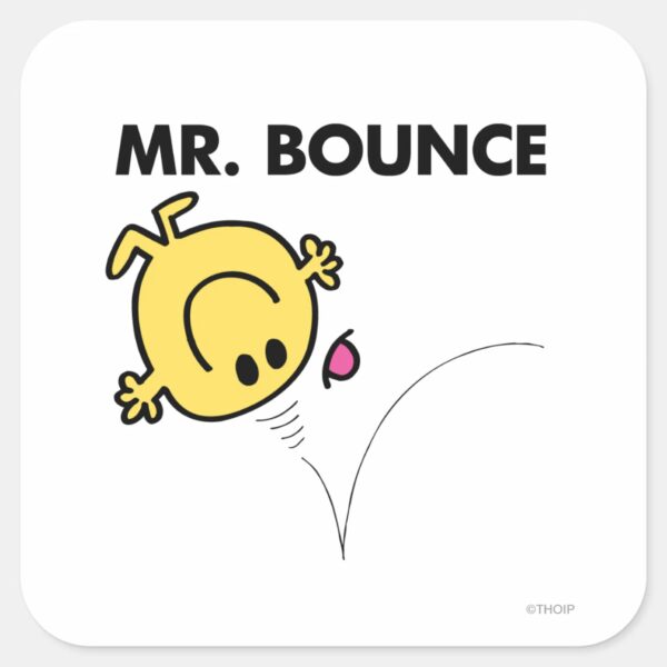 Mr._Bounce___Classic_Pose_Square_Sticker_1 Mr. Bounce Classic Pose Square Sticker