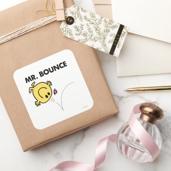 Mr._Bounce___Classic_Pose_Square_Sticker_5 Mr. Bounce Classic Pose Square Sticker