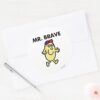 Mr._Brave_Waving_Hello_Classic_Round_Sticker_3 Mr. Brave Waving Hello Classic Round Sticker