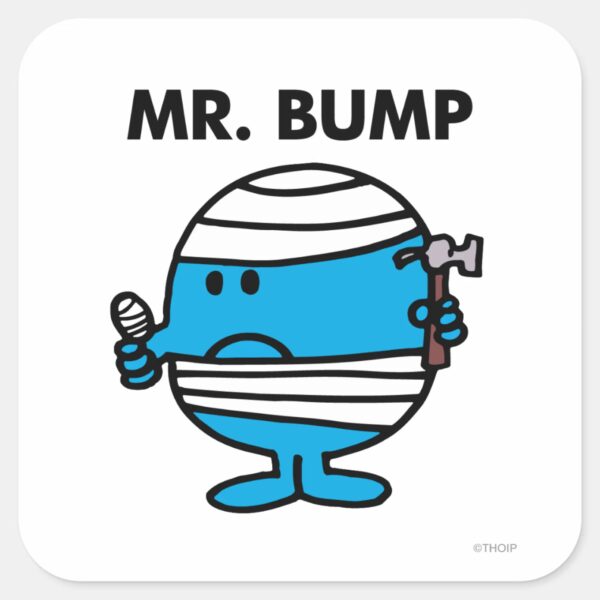 Mr._Bump_Classic_2_Square_Sticker_1 Mr. Bump Classic 2 Square Sticker