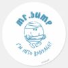 Mr._Bump___I'm_Into_Bandage_Classic_Round_Sticker_1 Mr. Bump Im Into Bandage Classic Round Sticker
