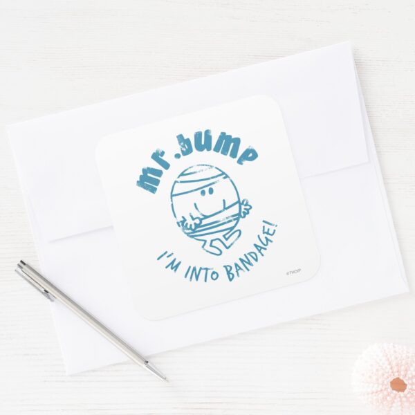 Mr._Bump___I'm_Into_Bandage_Square_Sticker_3 Mr. Bump Im Into Bandage Square Sticker