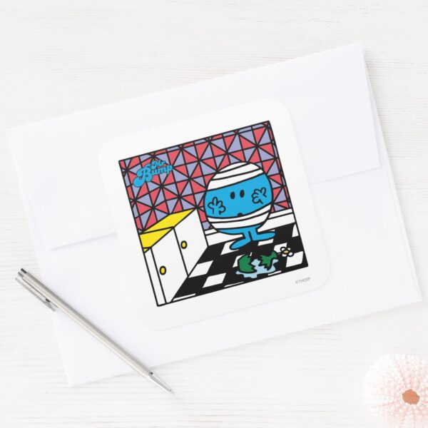 Mr. Bump Kitchen Accident Square Sticker