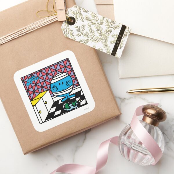 Mr. Bump Kitchen Accident Square Sticker