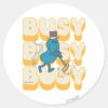 Mr._Busy_Sweeping_Quickly_Classic_Round_Sticker_1 Mr. Busy Sweeping Quickly Classic Round Sticker