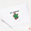 Mr._Christmas___Festive_Hat_&_Gloves_Classic_Round_Sticker_3 Mr. Christmas Festive Hat Gloves Classic Round Sticker