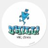 Mr._Cool_Chilling_Out_Classic_Round_Sticker_1 Mr. Cool Chilling Out Classic Round Sticker