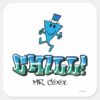 Mr._Cool_Chilling_Out_Square_Sticker_1 Mr. Cool Chilling Out Square Sticker
