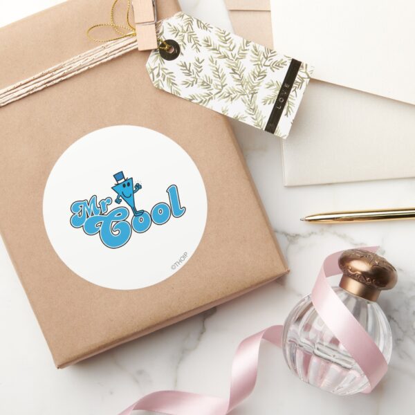 Mr._Cool___Happy_Fist_Pump_Classic_Round_Sticker_5 Mr. Cool Happy Fist Pump Classic Round Sticker