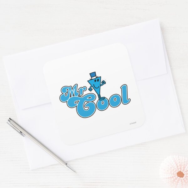 Mr._Cool___Happy_Fist_Pump_Square_Sticker_3 Mr. Cool Happy Fist Pump Square Sticker