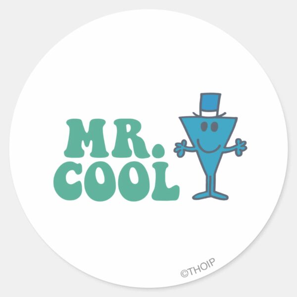 Mr._Cool___Logo_Design_Classic_Round_Sticker_1 Mr. Cool Logo Design Classic Round Sticker