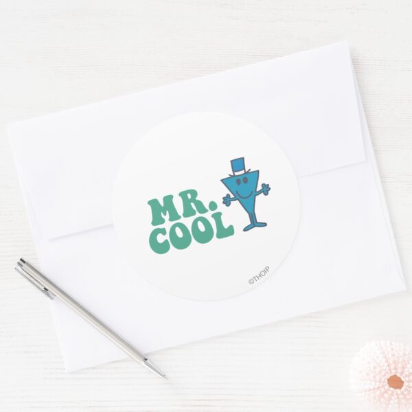 Mr._Cool___Logo_Design_Classic_Round_Sticker_3 Mr. Cool Logo Design Classic Round Sticker