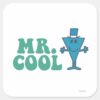 Mr._Cool___Logo_Design_Square_Sticker_1 Mr. Cool Logo Design Square Sticker