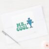 Mr._Cool___Logo_Design_Square_Sticker_3 Mr. Cool Logo Design Square Sticker