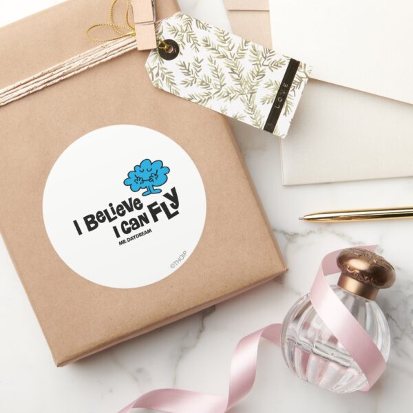 Mr. Daydream Believes He Can Fly Classic Round Sticker