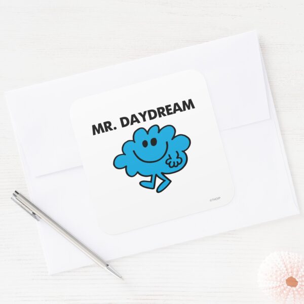 Mr._Daydream_Classic_Pose_Square_Sticker_3 Mr. Daydream Classic Pose Square Sticker