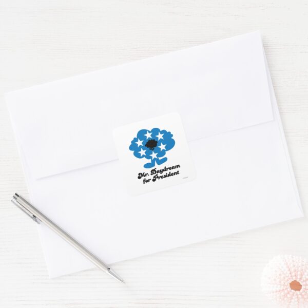 Mr._Daydream_For_President_Square_Sticker_3 Mr. Daydream For President Square Sticker