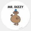 Mr._Dizzy___Classic_Pose_Classic_Round_Sticker_1 Mr. Dizzy Classic Pose Classic Round Sticker