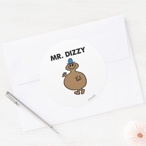 Mr._Dizzy___Classic_Pose_Classic_Round_Sticker_3 Mr. Dizzy Classic Pose Classic Round Sticker