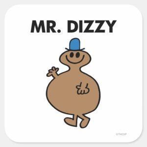 Mr. Dizzy Classic Pose Square Sticker