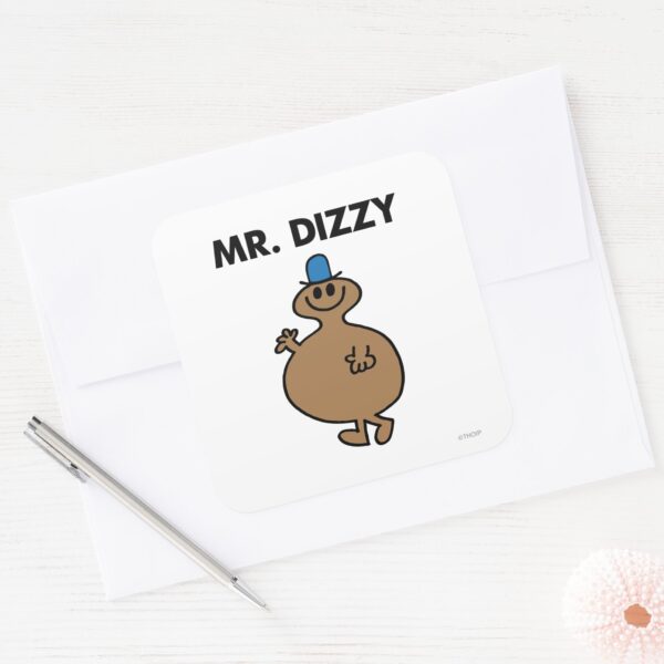 Mr._Dizzy___Classic_Pose_Square_Sticker_3 Mr. Dizzy Classic Pose Square Sticker