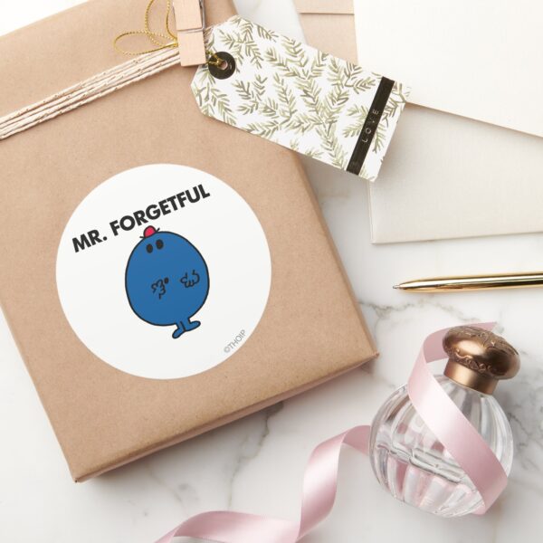 Mr._Forgetful___What_Was_I_Doing_Classic_Round_Sticker_5 Mr. Forgetful What Was I Doing Classic Round Sticker